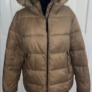 Zara Tan Puffer Jacket